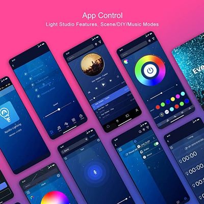 Waterproof Smart Wifi LED Strip Lights Wireless App Remote Control