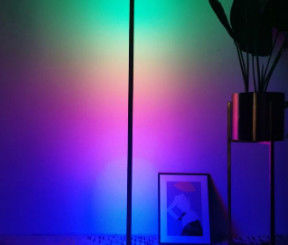 Indoor Home Decor Smart Modern Stand RGB LED Floor Lamp With Remote And App Control